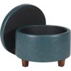 Teal Faux Leather