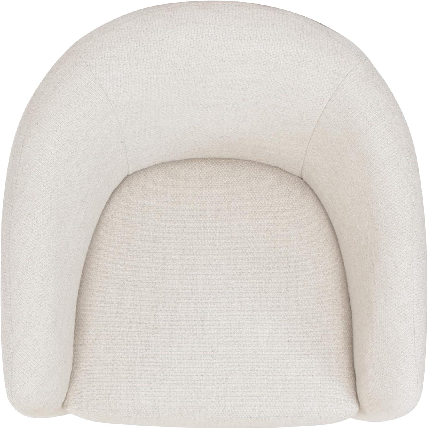 imageHomePop Upholstered Swivel Accent Chair Modern Barrel Chair with 360 Swivel Base Midtone Gray Fabric for Living Room Bedroom or OfficePutty Beige