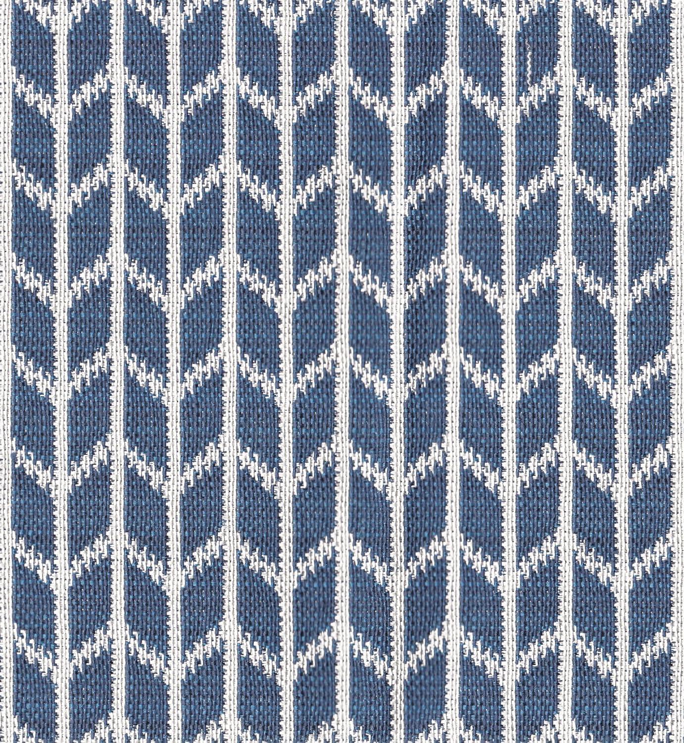 imageHomePop Classic Parsons Dining Chair Blue Geometric Set of 2Light Blue