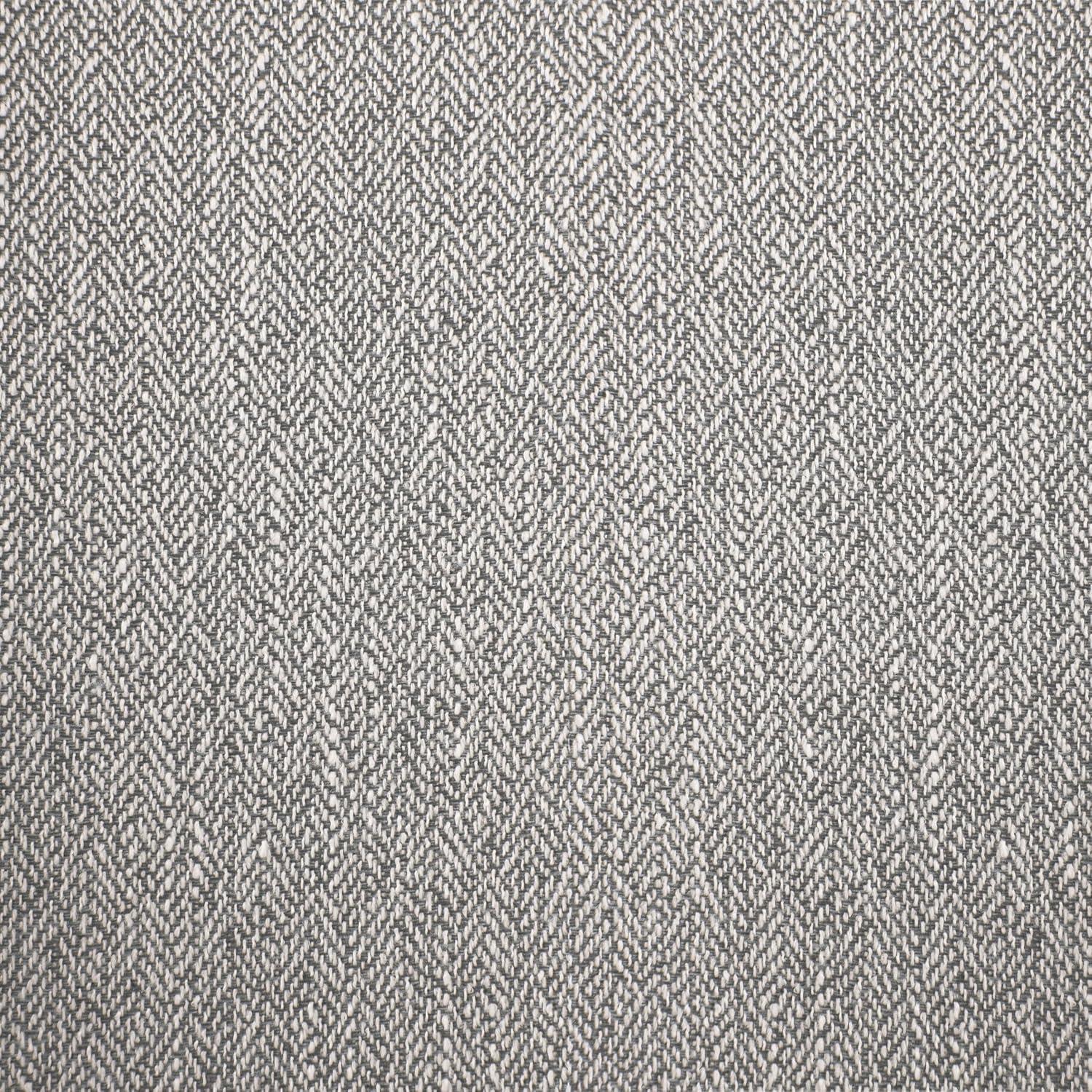 imageHomePop Parsons Upholstered Accent Dining Chair Set of 2 Black Faux LeatherLinen Light Gray