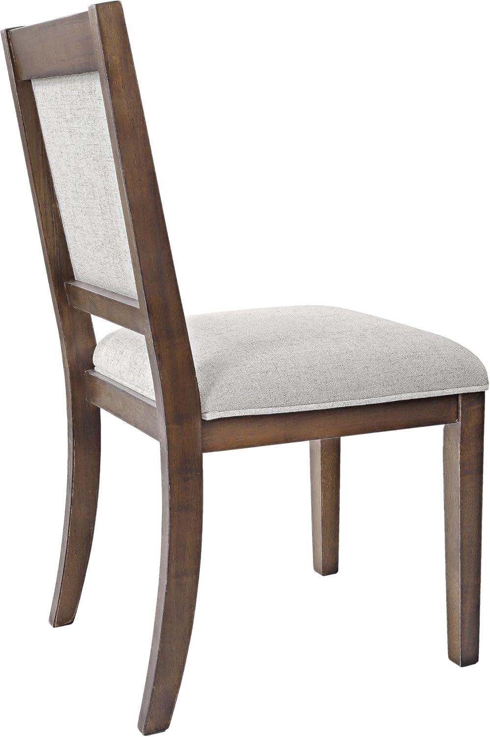 imageHomePop Parsons Upholstered Accent Dining Chair Set of 2 Black Faux LeatherNeutral Textured Solid Set of 2