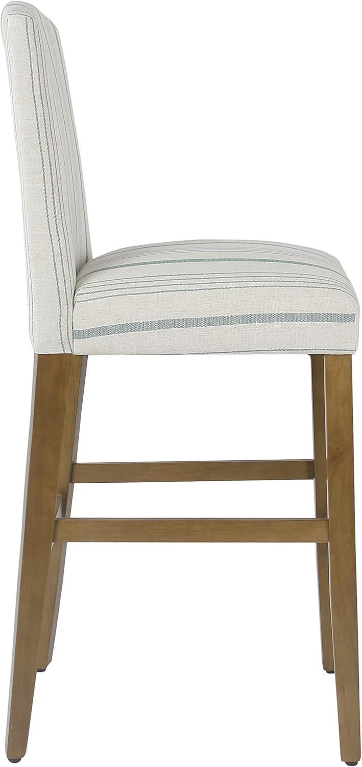 imageHomePop Upholstered Counter Height Barstool 24Inch Tan and Gray LatticeBlue