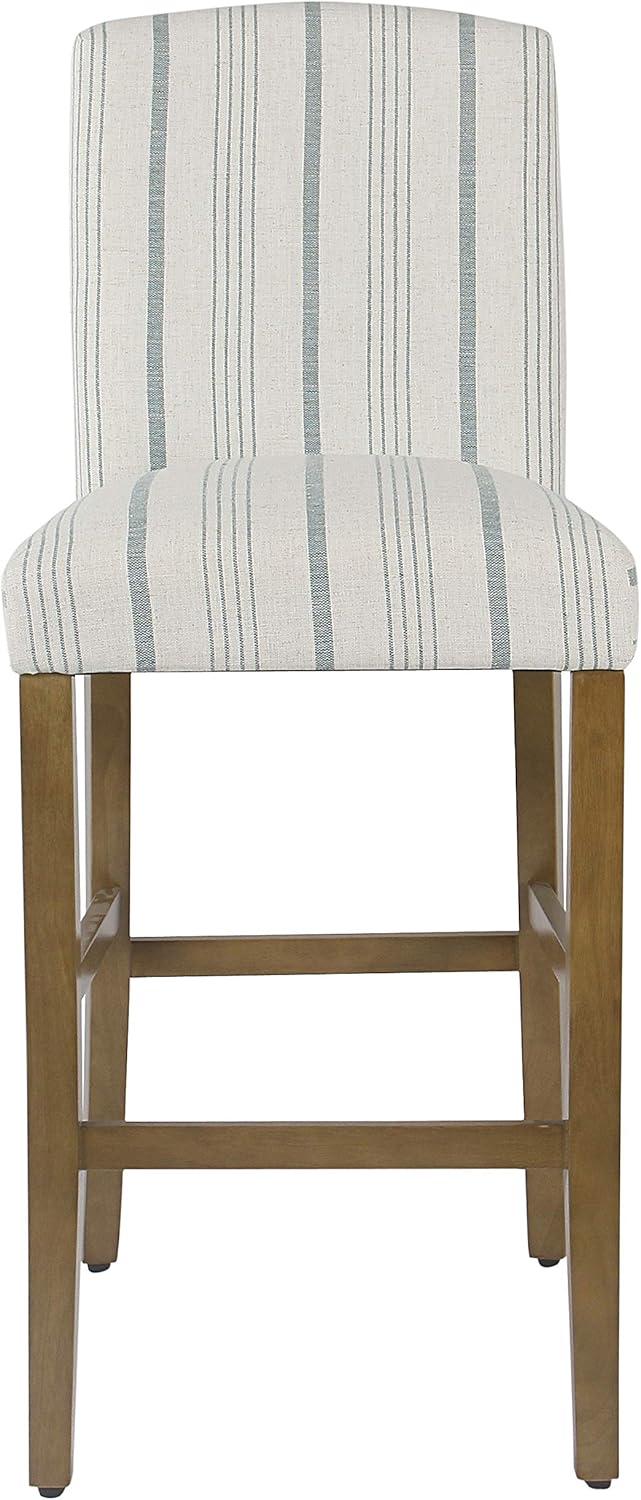 imageHomePop Upholstered Counter Height Barstool 24Inch Tan and Gray LatticeBlue