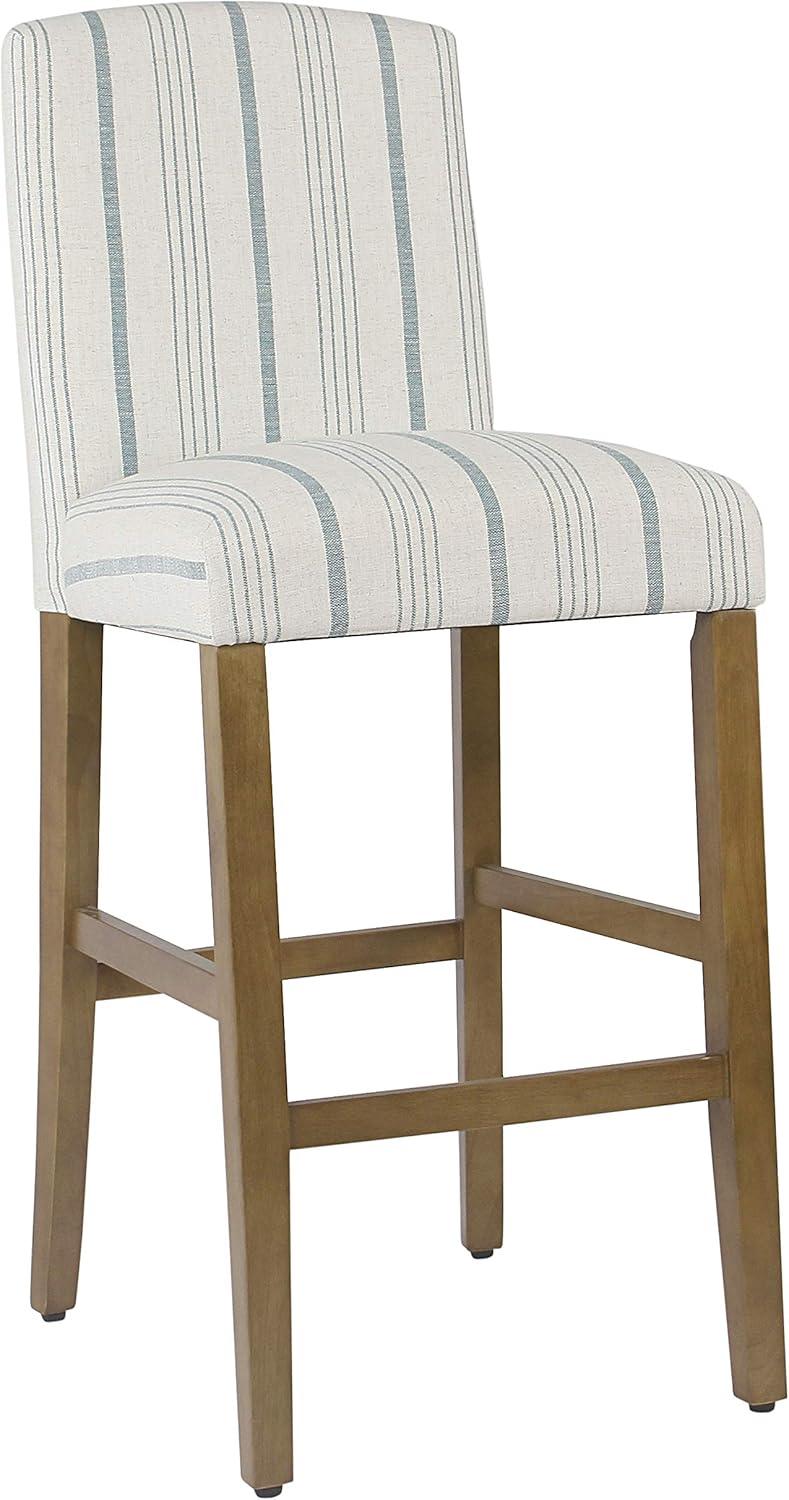 imageHomePop Upholstered Counter Height Barstool 24Inch Tan and Gray LatticeBlue