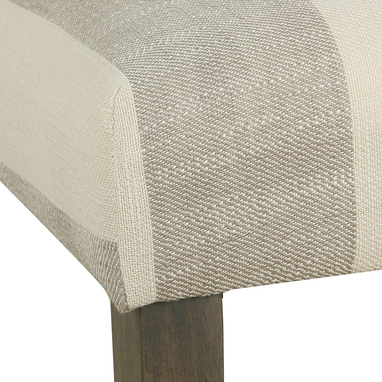 imageHomePop Upholstered Counter Height Barstool 24Inch Tan and Gray LatticeCream
