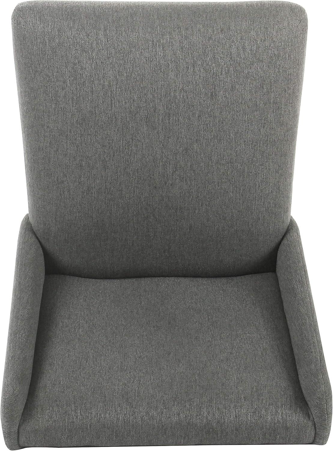 imageHomePop Upholstered Counter Height Barstool 24Inch Tan and Gray LatticePewter Woven