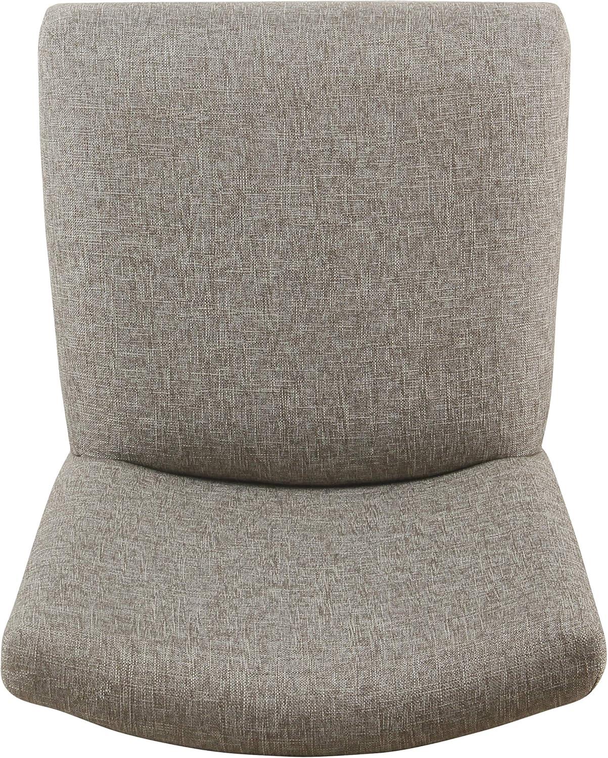 imageHomePop Upholstered Counter Height Barstool 24Inch Tan and Gray LatticeWarm Brown