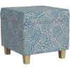 Blue and Cream Modern Floral