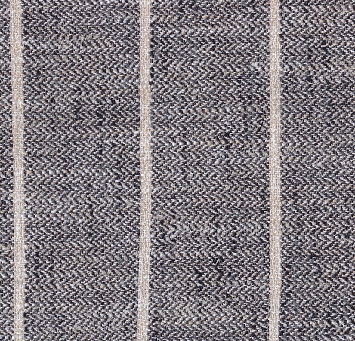 imageHomepop Home Decor Nailhead Trim Counter Height Bar Stools 24 Inch Bar Stools Decorative Home Furniture Flax TanMidnight Gray Woven Stripe