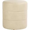 Cream Faux Leather