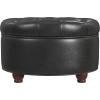 Black Faux Leather