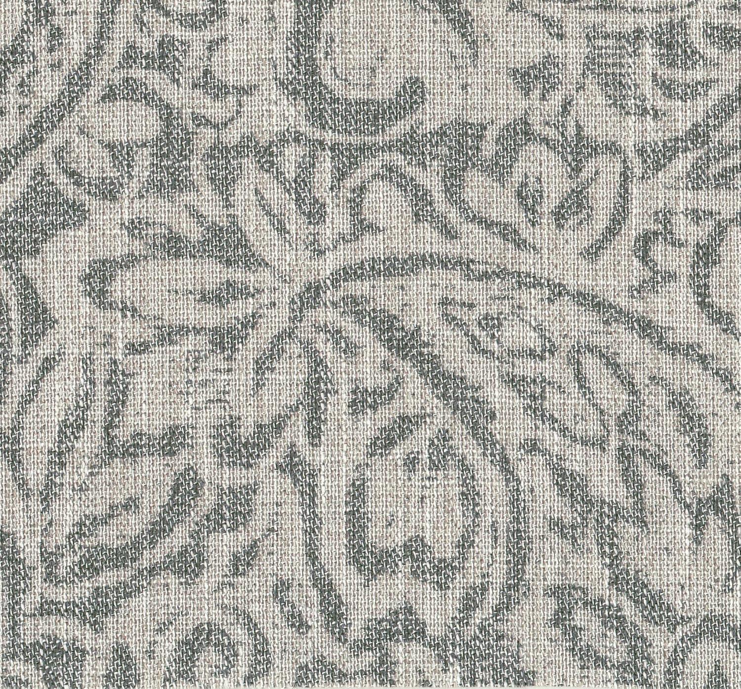 imageHomePop Parsons Classic Upholstered Accent Dining Chair Set of 2 Gray and CreamGrey Floral Tree Pattern
