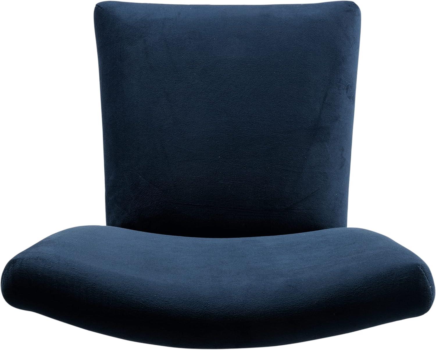 imageHomePop Parsons Classic Upholstered Accent Dining Chair Set of 2 Gray and CreamNavy Velvet