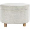 Cream Chevron Woven