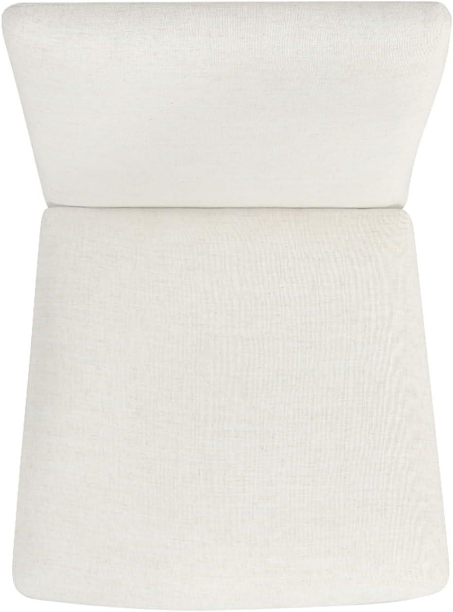 imageHomePop Classic Parsons Dining Chair Pack of 2 Brown Jacobean PrintCream White Textured Woven Set of 2