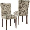 Brown Jacobean Print