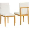 Cream White Textured Woven (Set of 2)