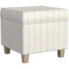 Marigold Pinstripe Cream Fabric