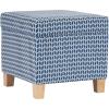 Blue Chevron Print