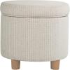 White Woven Stripe