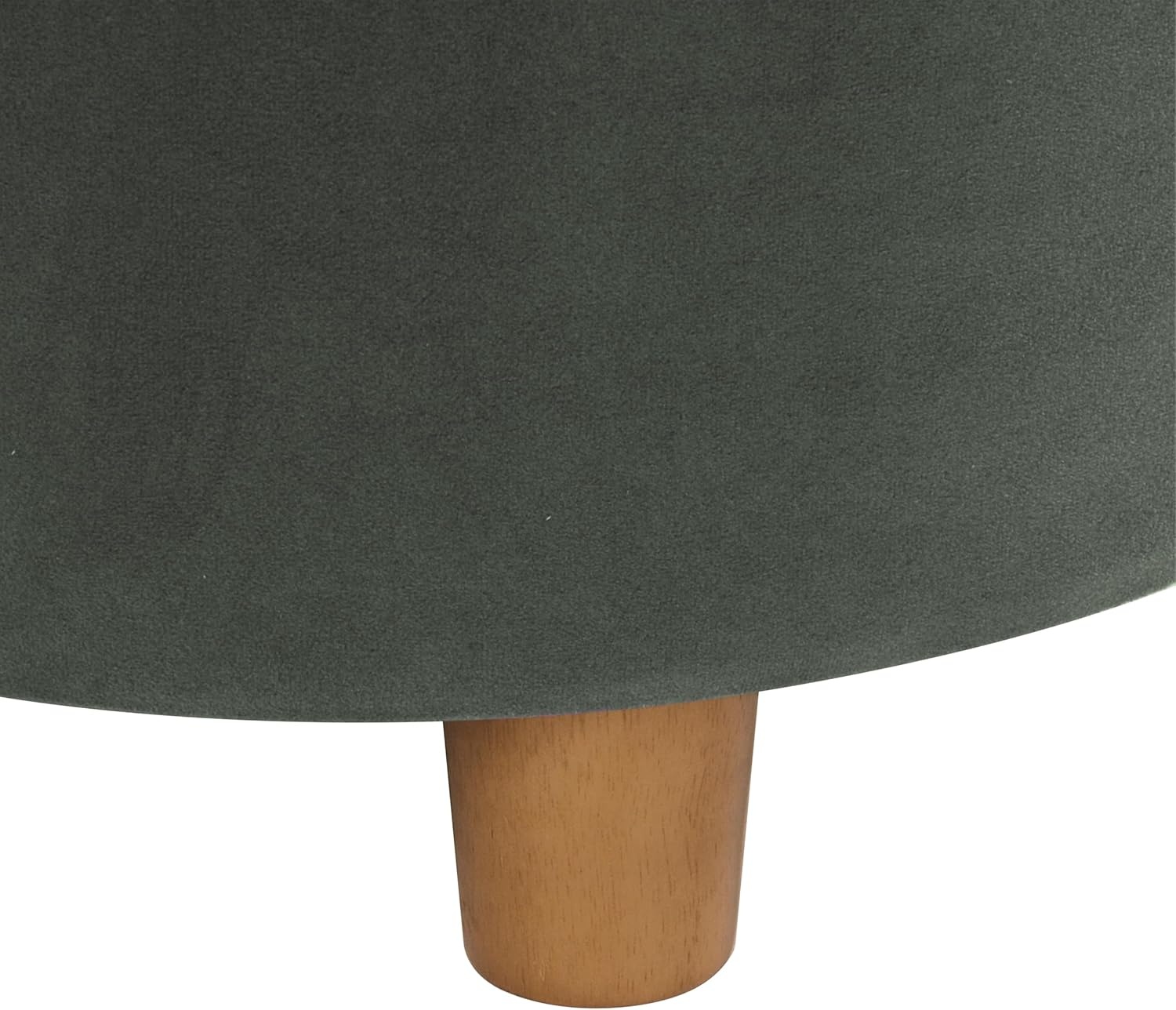 image:imageHomePop Round Storage Ottoman Tan Geometric PatternLoden Green