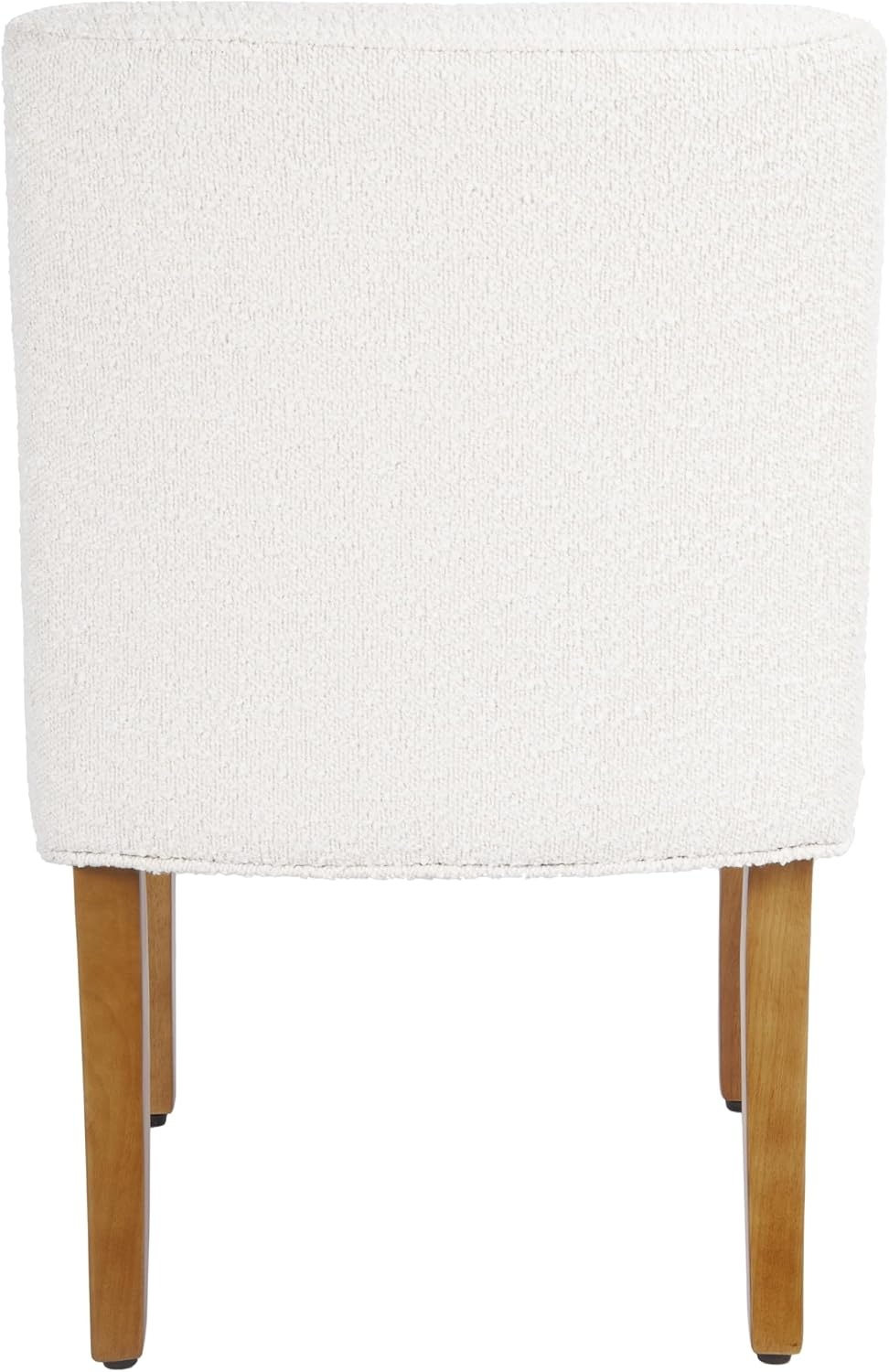 image:imageHomePop Parsons Classic Upholstered Accent Dining Chair Single Pack OrangeCream Boucle Single Pack