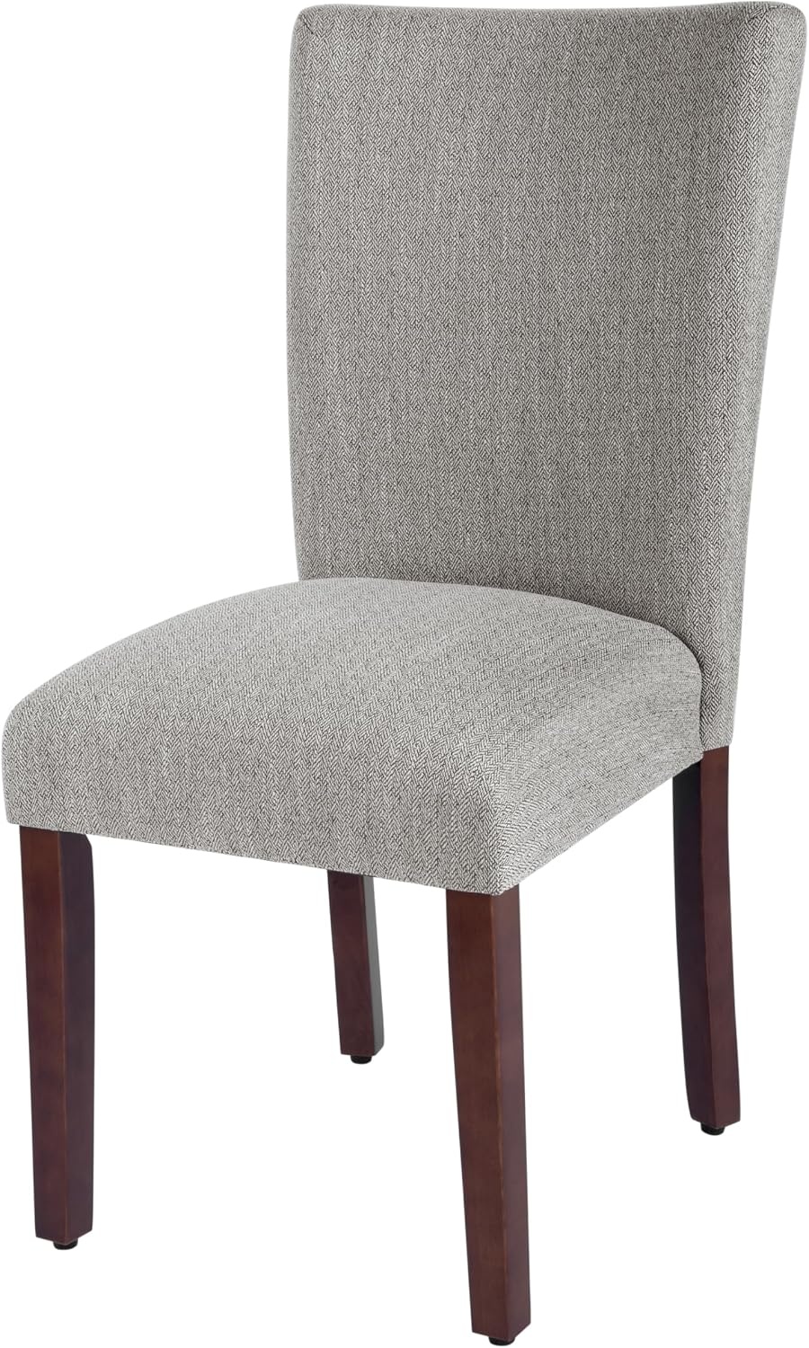 image:imageHomePop Parsons Classic Upholstered Accent Dining Chair Single Pack OrangeLight Gray