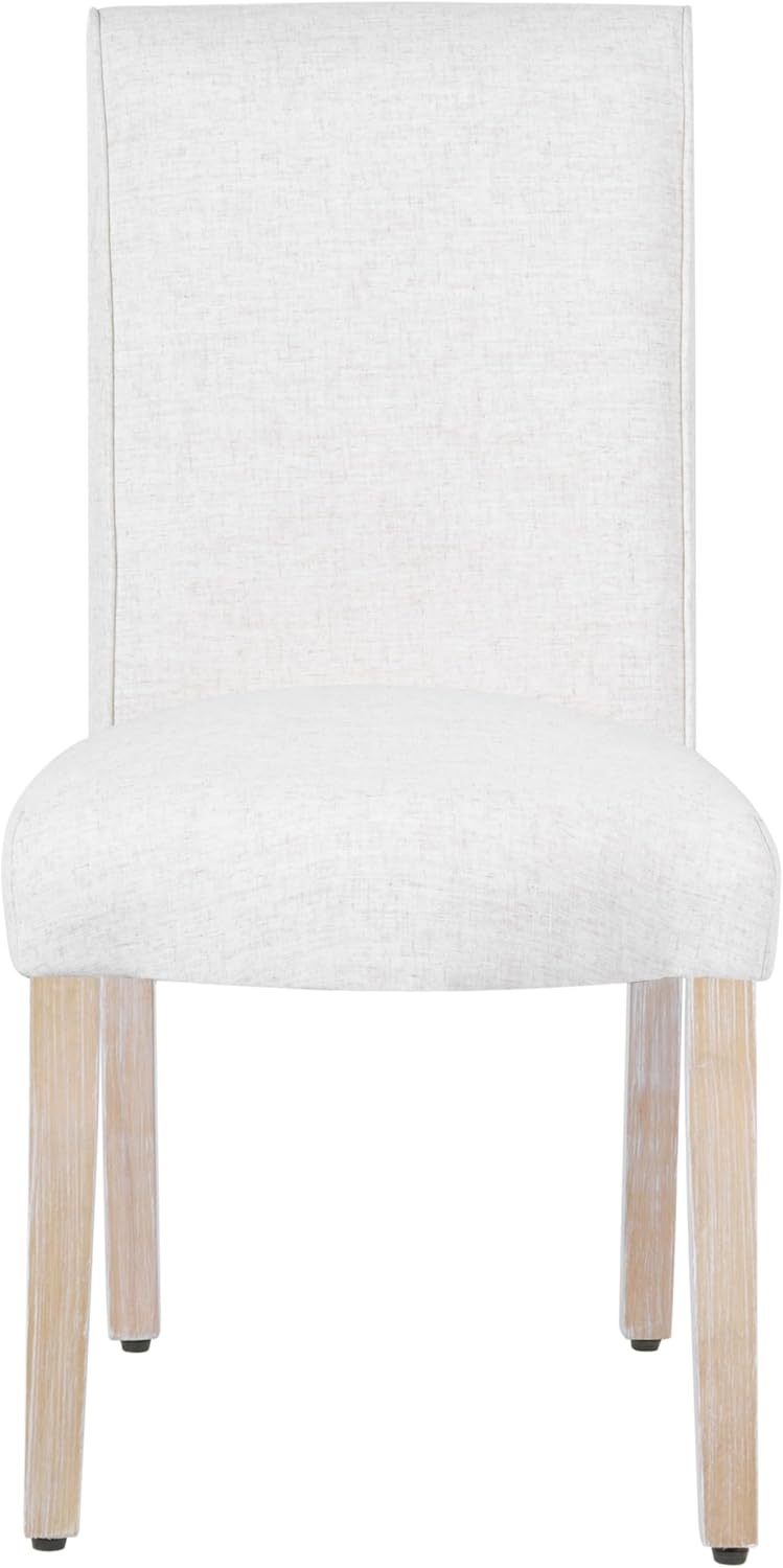 image:imageHomePop Parsons Dining Chair Black Plaid Set of 2Cream Textured Wovenset of 2