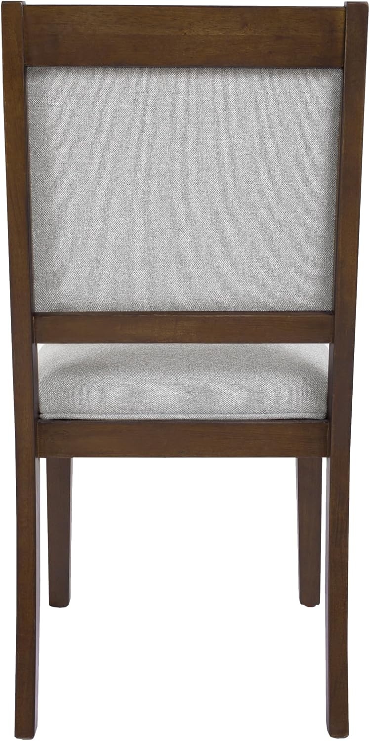 image:imageHomePop Parsons Dining Chair Black Plaid Set of 2Gray Solid Woven Set of 2