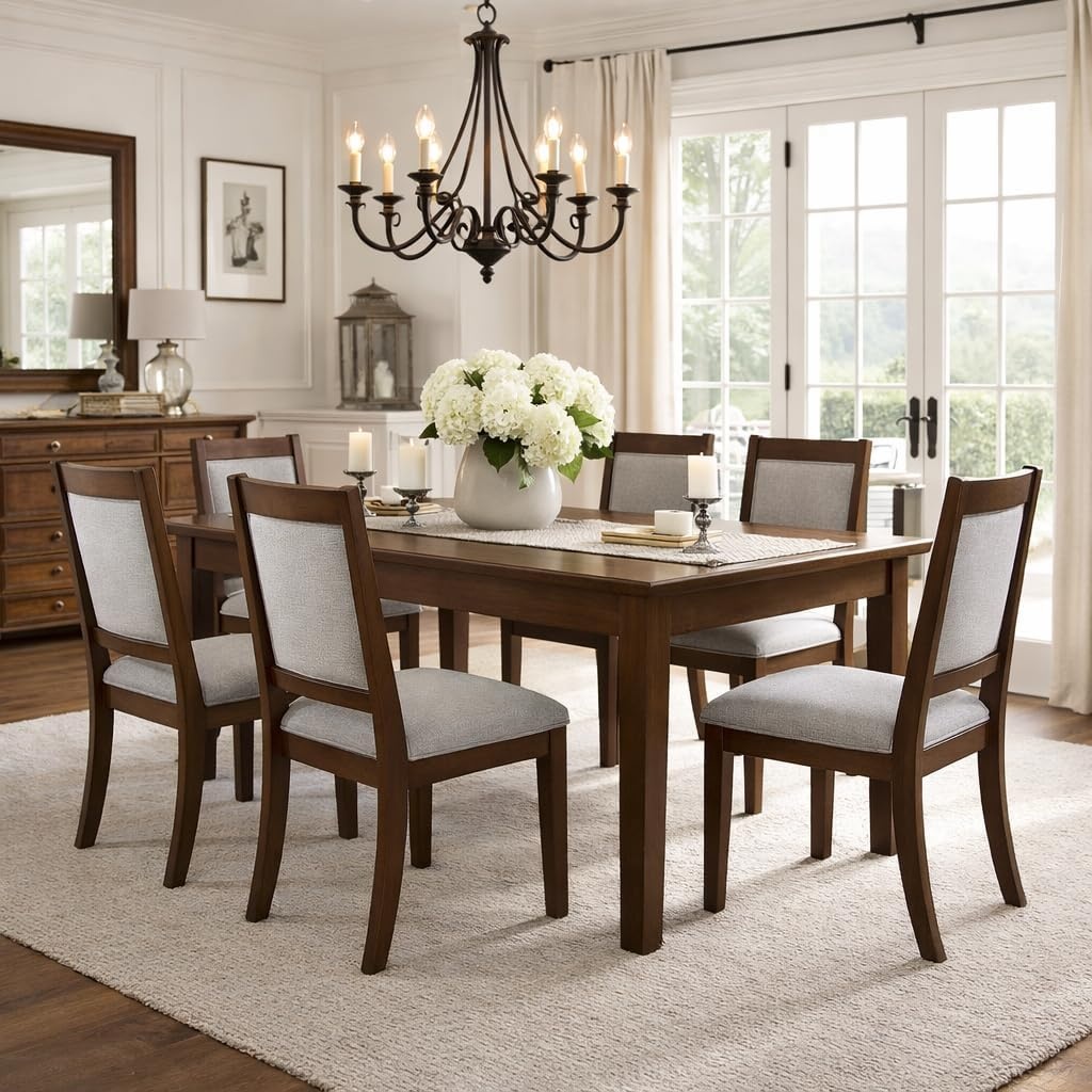 image:imageHomePop Parsons Dining Chair Black Plaid Set of 2Gray Solid Woven Set of 2