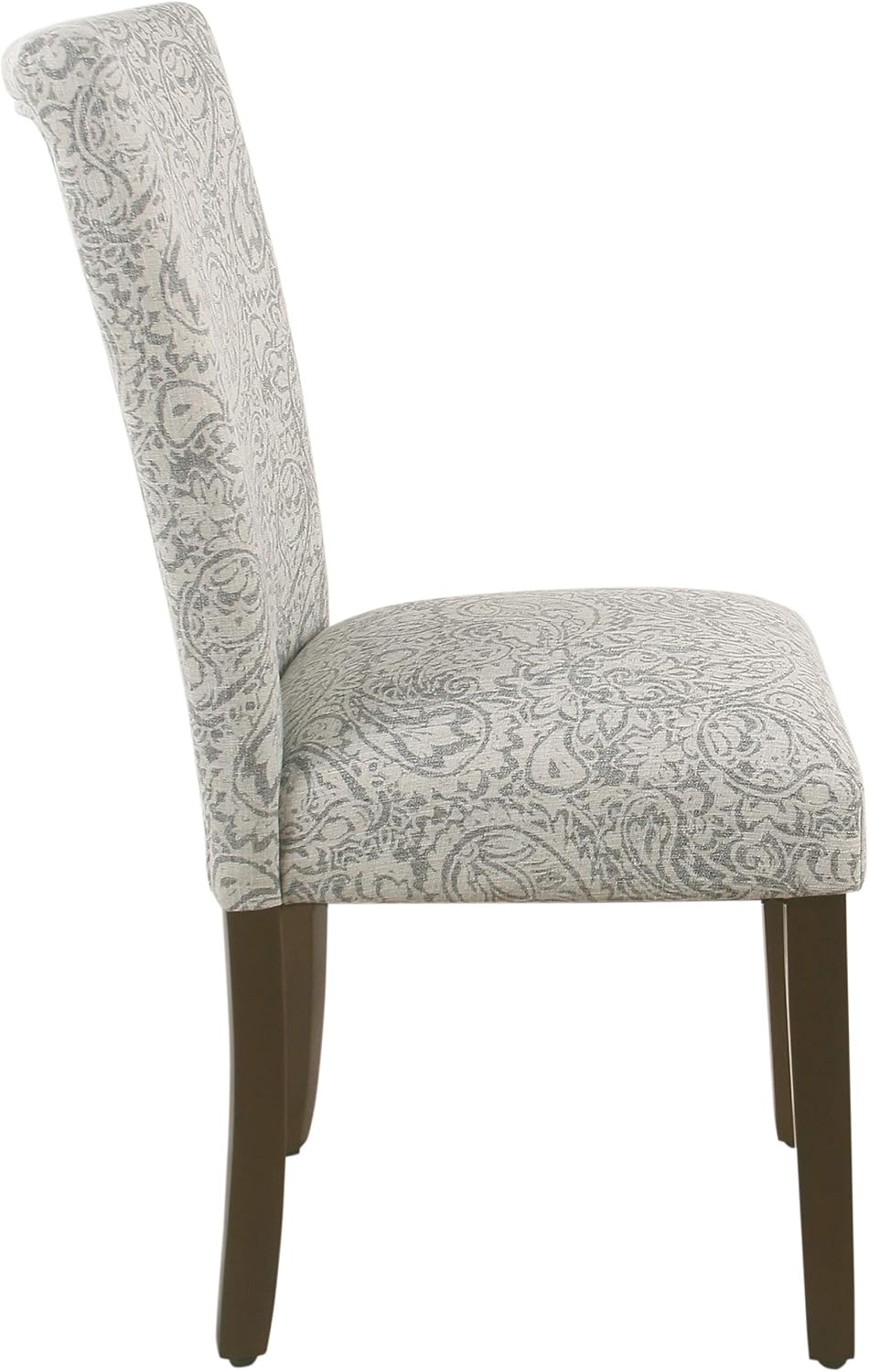 image:imageHomePop Parsons Dining Chair Black Plaid Set of 2Grey Floral Tree Pattern