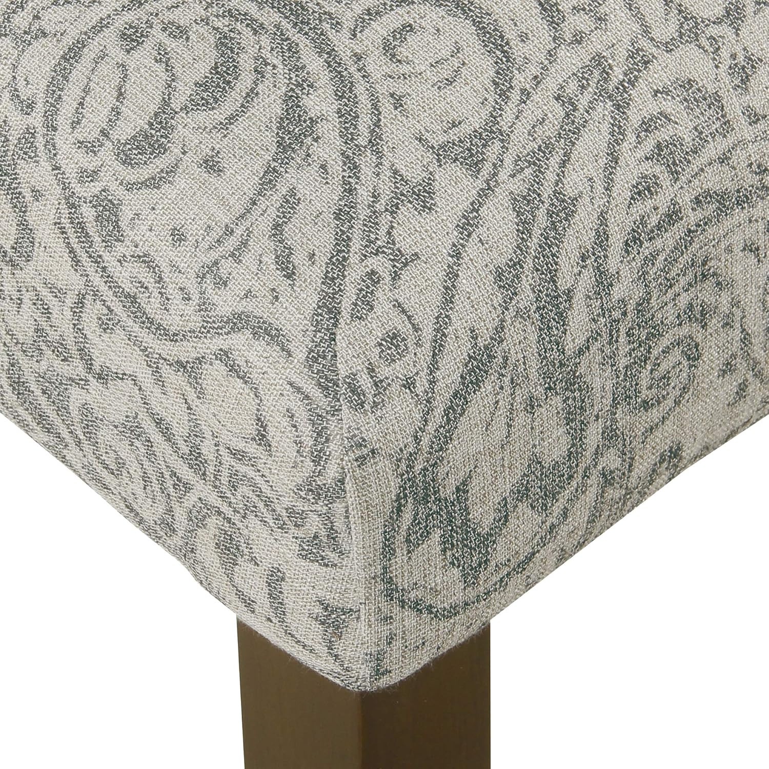 image:imageHomePop Parsons Dining Chair Black Plaid Set of 2Grey Floral Tree Pattern