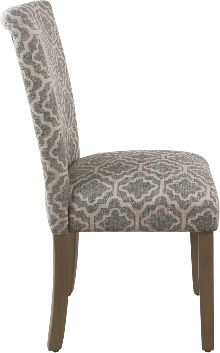 image:imageHomePop Parsons Dining Chair Brown Stripe Set of 2Ash Grey Geometric