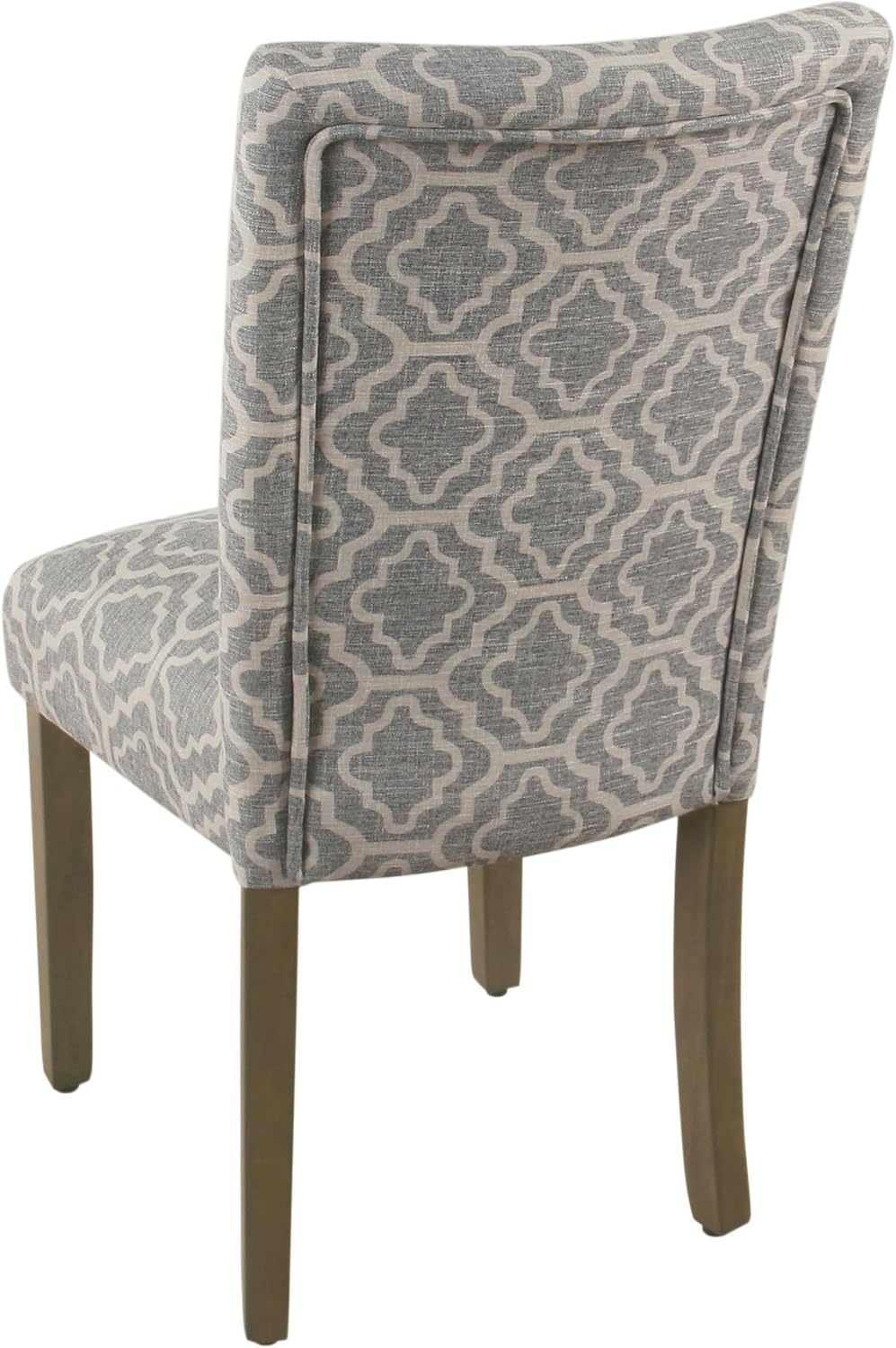 image:imageHomePop Parsons Dining Chair Brown Stripe Set of 2Ash Grey Geometric