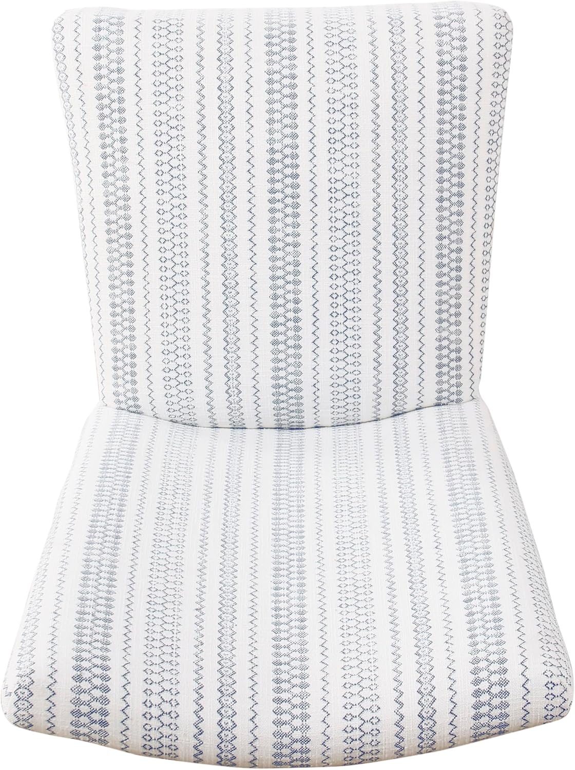 image:imageHomePop Parsons Dining Chair Brown Stripe Set of 2Blue Farmhouse Stripe