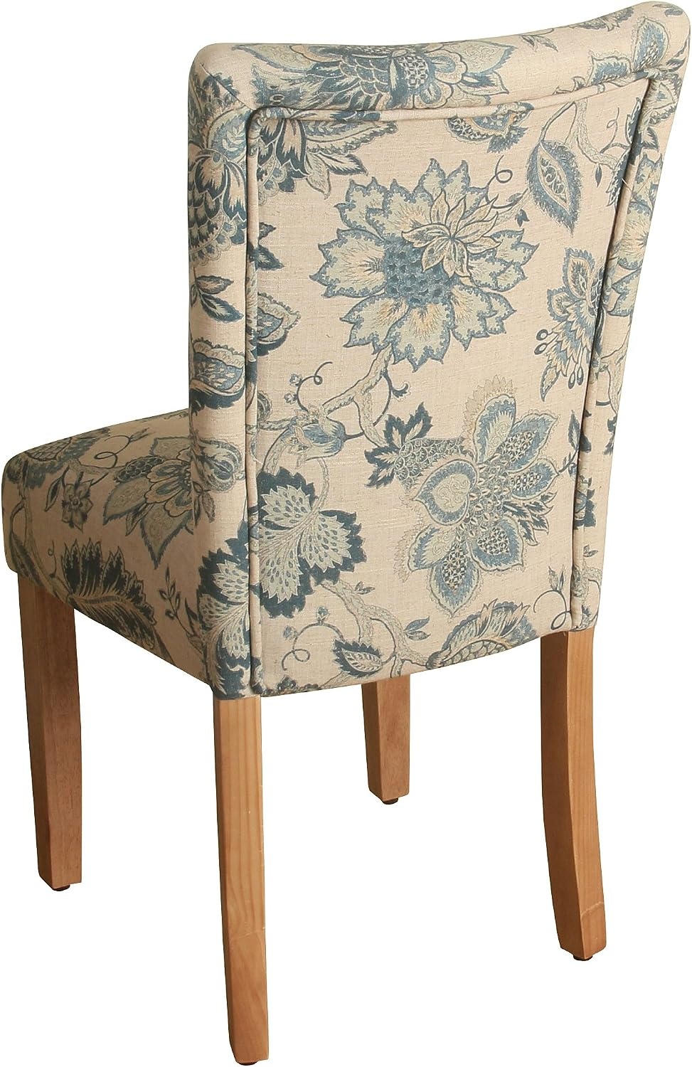 image:imageHomePop Parsons Dining Chair Brown Stripe Set of 2Blue Jacobean