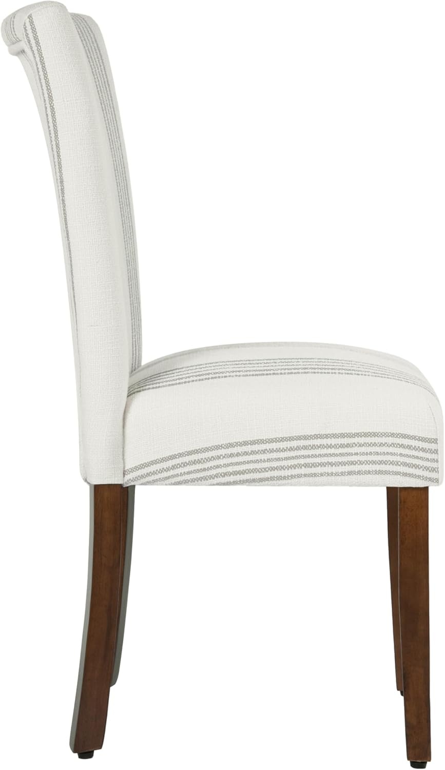 image:imageHomePop Parsons Dining Chair Brown Stripe Set of 2Brown Stripe