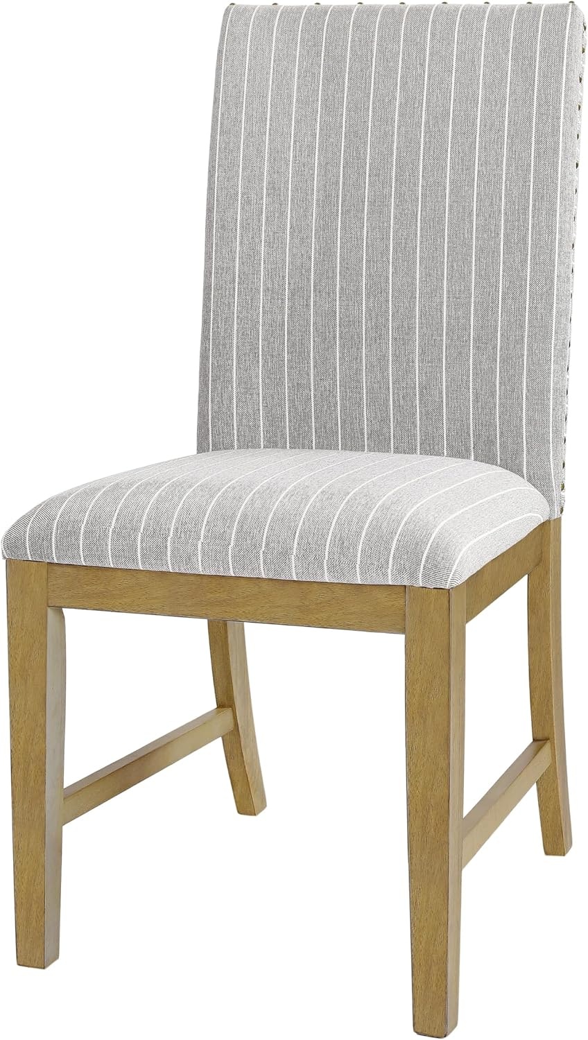 image:imageHomePop Parsons Dining Chair Brown Stripe Set of 2Light Gray Stripe Set of 2