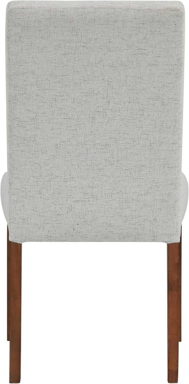 image:imageHomePop Parsons Dining Chair Brown Stripe Set of 2Slate Gray Woven