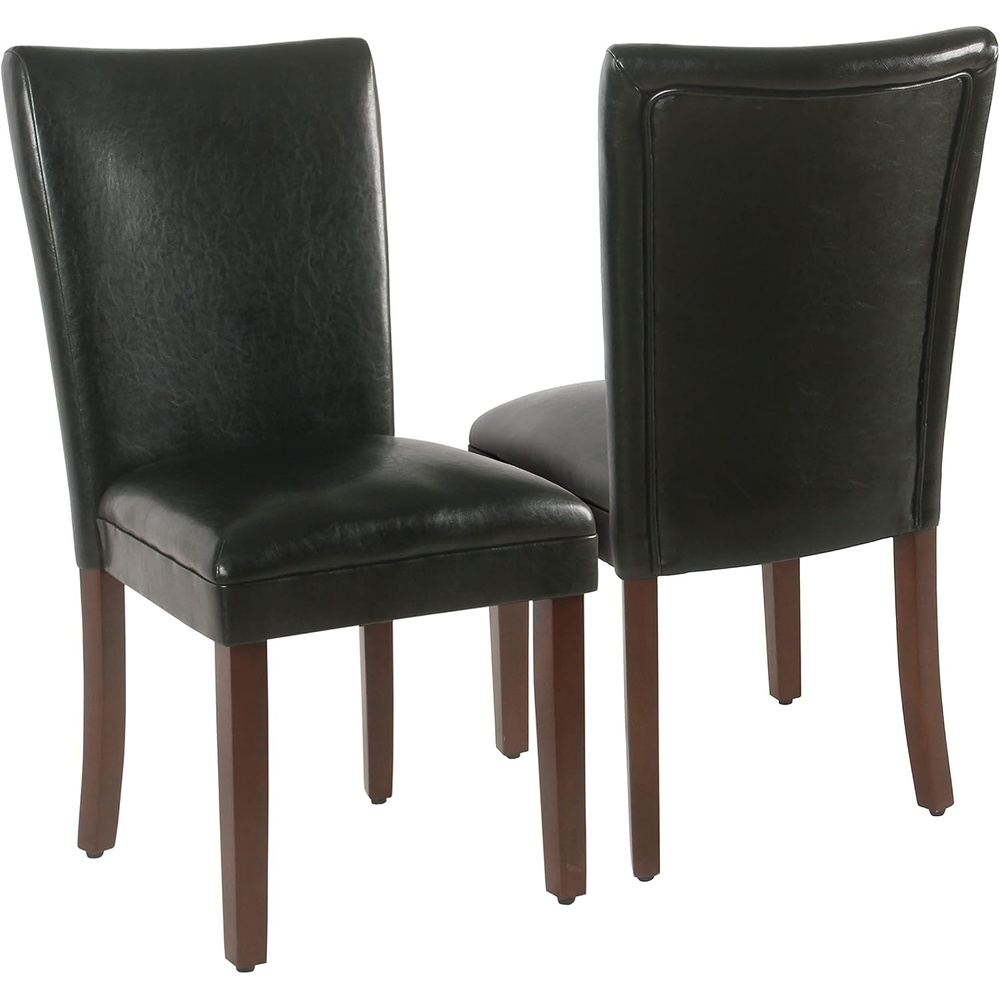 image:imageHomePop Parsons Dining Chair  Black Plaid Set of 2Black