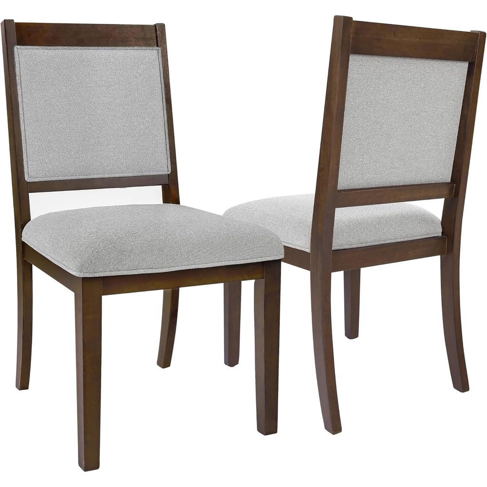 image:imageHomePop Parsons Dining Chair Black Plaid Set of 2Gray Solid Woven Set of 2