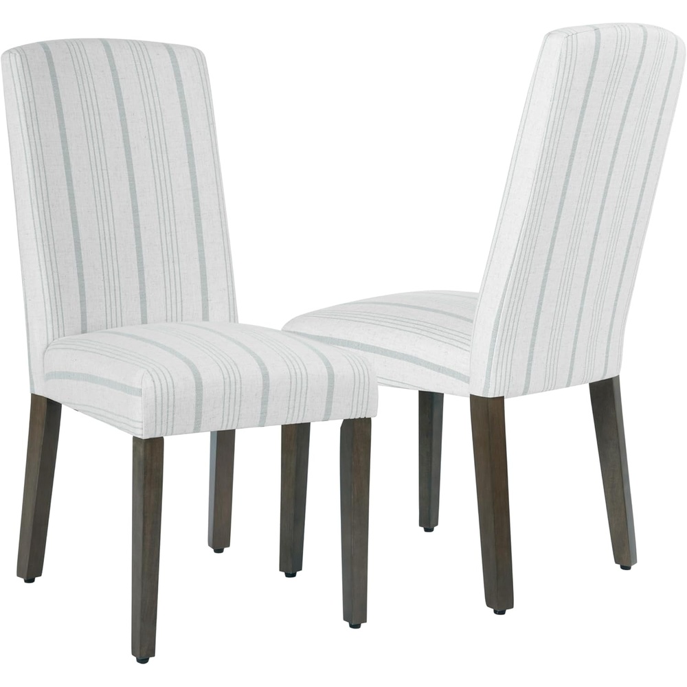 image:imageHomePop Parsons Dining Chair  Brown Stripe Set of 2Dove Grey Stripeset of 2