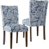 Denim Jacobean Print