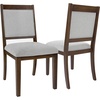 Gray Solid Woven (Set of 2)