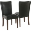 Black Faux Leather (Set of 2)