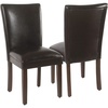 Brown Faux Leather (Set of 2)