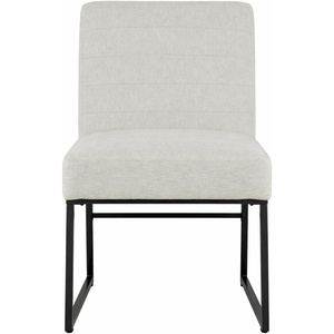 HomePop Parsons Classic Upholstered Accent Dining Chair, Single Pack, Orange(Gray Woven)
