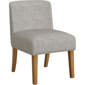 HomePop Parsons Classic Upholstered Accent Dining Chair, Single Pack, Orange(Gray Woven (Single Pack))