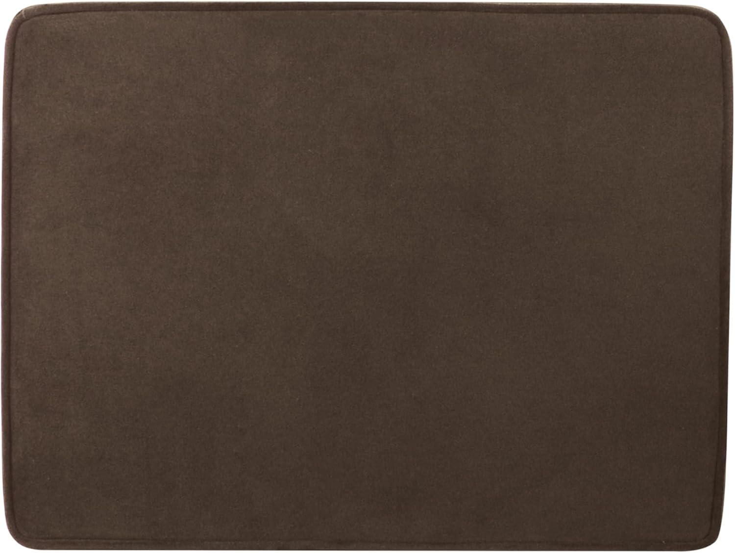 image:imageHomePop 24 Medium Storage Ottoman Cream Chevron WovenChocolate Brown Velvet