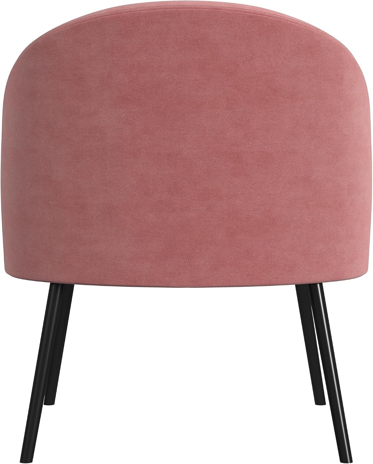 image:imageHomepop Home Decor Upholstered Modern Accent Chair Accent Chairs for Living Room amp Bedroom Decorative Home Furniture Sherpa CreamBlush Velvet